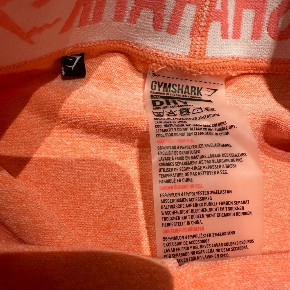 Gymshark Peach Leggings Size XS - Picture 4 of 6